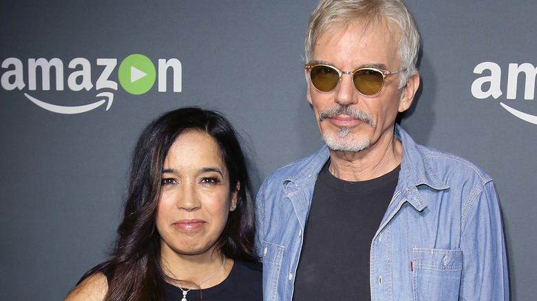 Connie Angland and Billy Bob Thornton posing