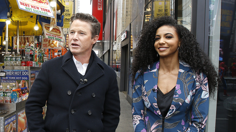 Billy Bush Cheslie Kryst in New York