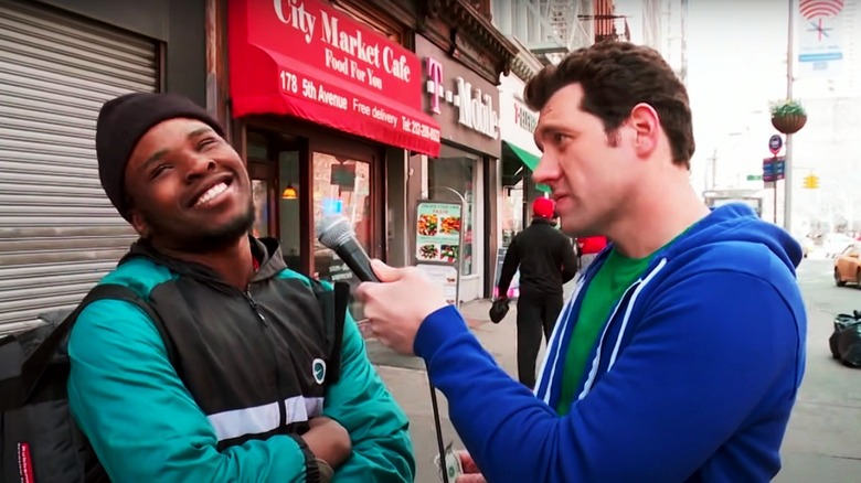 Billy on the Street interview screenshot