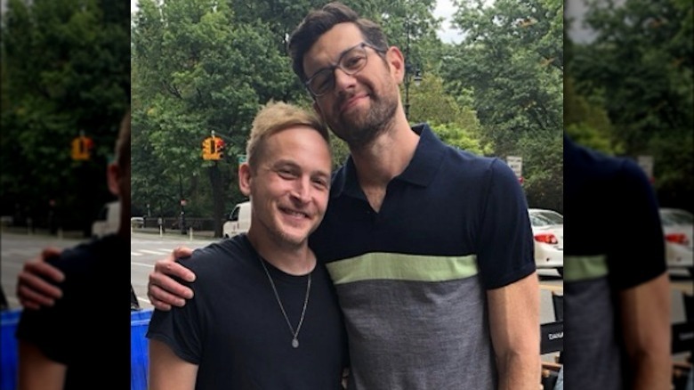 Robin Lord Taylor with Billy Eichner