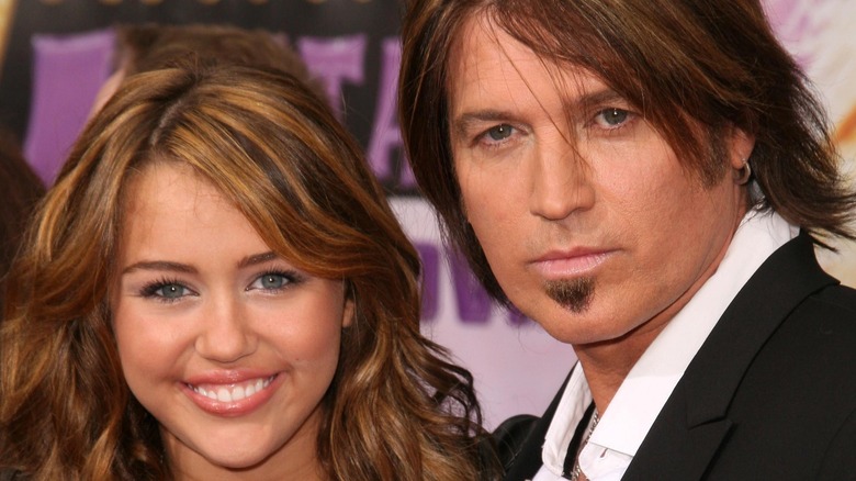 Miley Cyrus and Billy Ray Cyrus