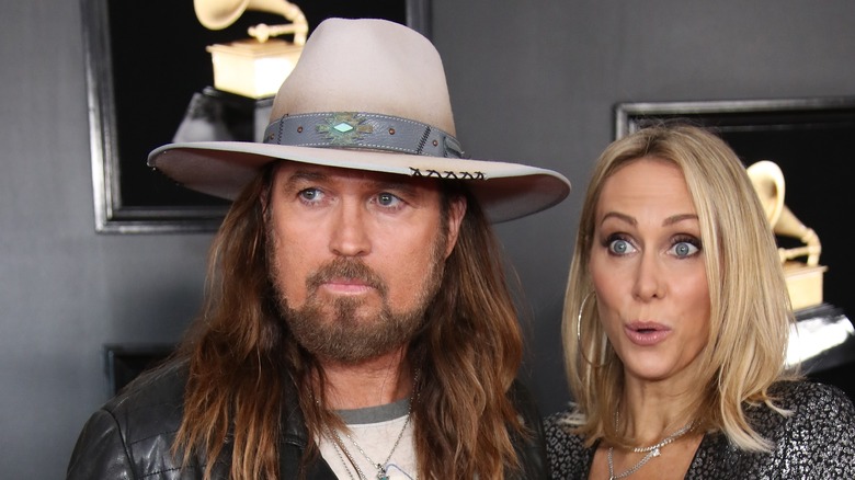 Billy Ray Cyrus and Tish Cyrus