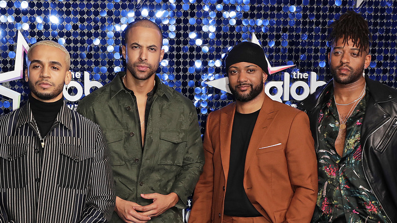 Band JLS at an event