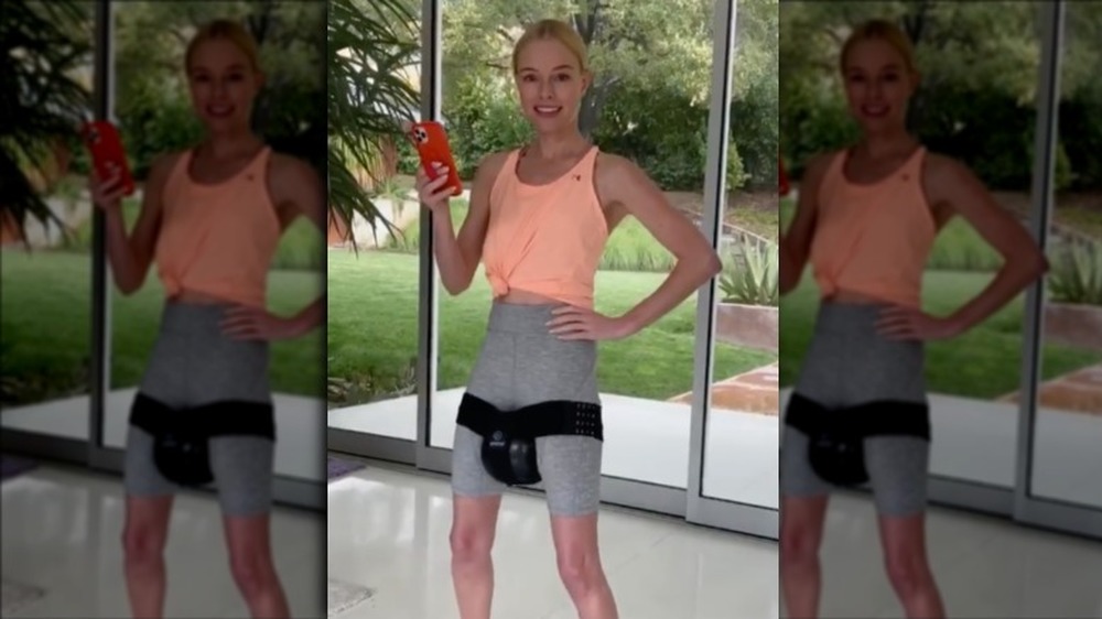 Kate Bosworth working out with the p.ball