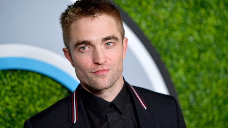 Robert Pattinson with stubble