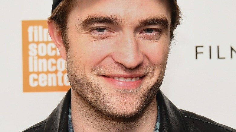 Robert Pattinson with a cheeky smile