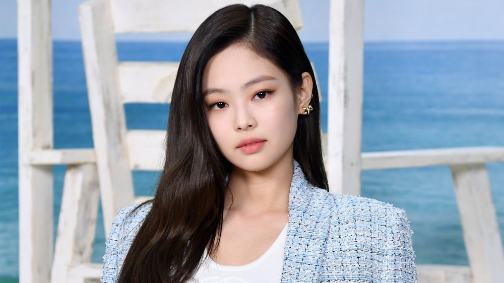 Jennie Kim at the Chanel show at Paris Fashion Week Womenswear Spring/Summer 2019