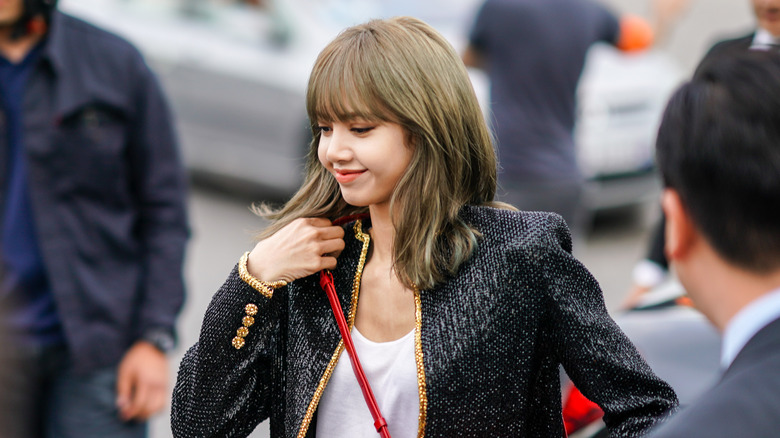 Lisa of Blackpink at Fashion Week