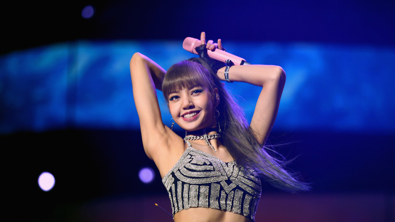 Lisa of Blackpink performing