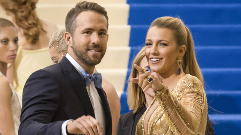 Ryan Reynolds and Blake Lively on the red carpet