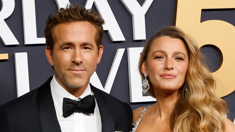 Ryan Reynolds and Blake Lively at SNL 50