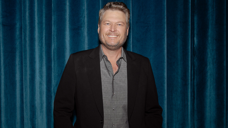 Blake Shelton smiling