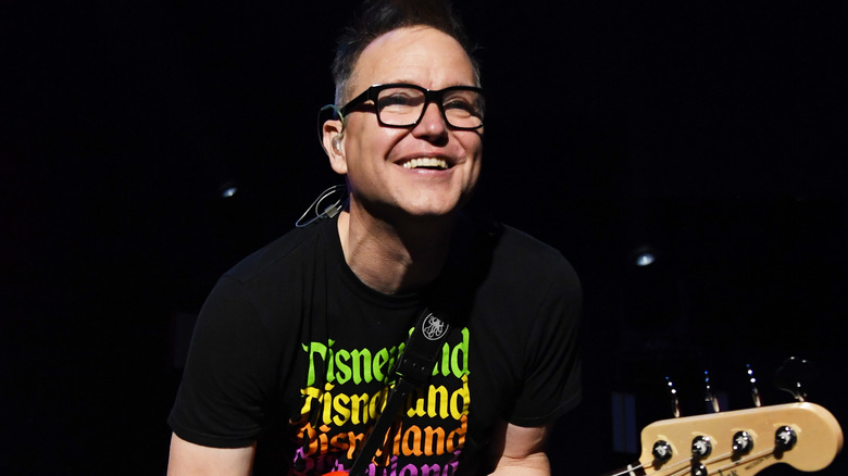 Mark Hoppus performing