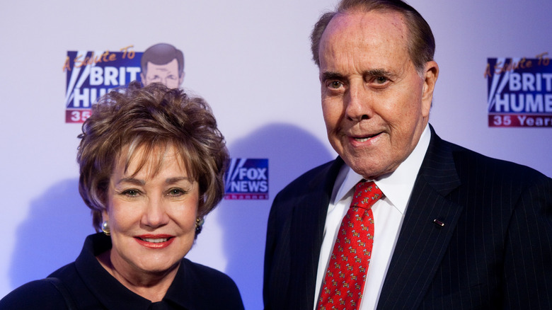 Former Sen. Elizabeth Dole with husband and former Republican presidential candidate Bob Dole in 2009