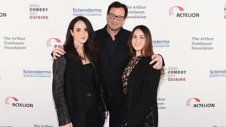 Bob Saget with daughters Aubrey and Lara