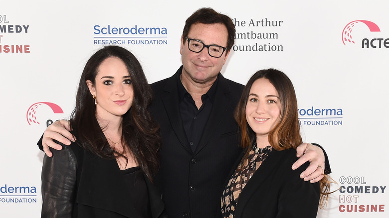 Bob Saget and his daughters