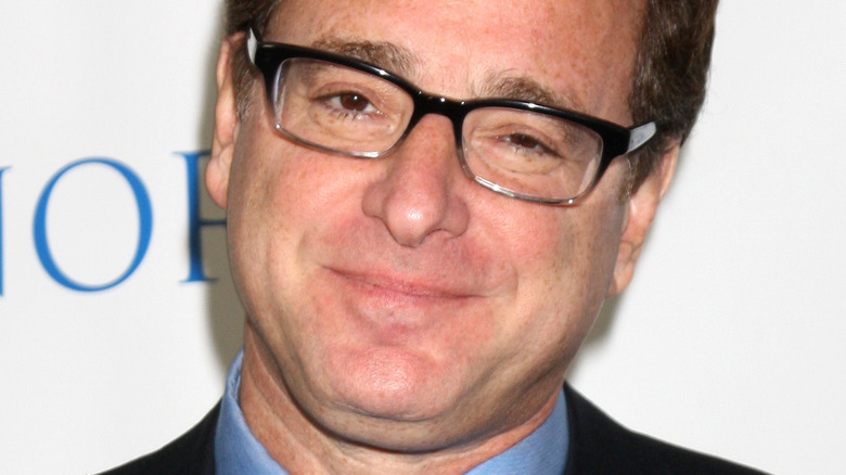 Bob Saget smiling at 2014 event