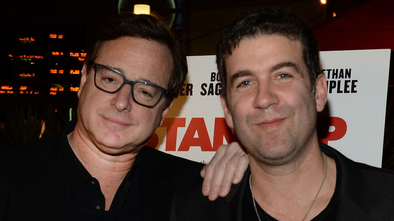 Bob Saget poses for a photo with friend, Mike Young