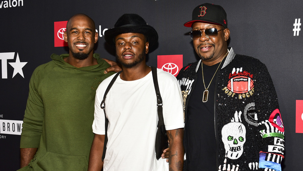 Landon Brown, Bobby Brown Jr., and Bobby Brown at an event