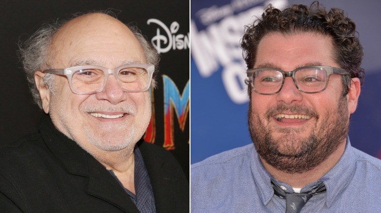 Danny DeVito attends the "Dumbo" premiere, Bobby Moynihan laughs at an event