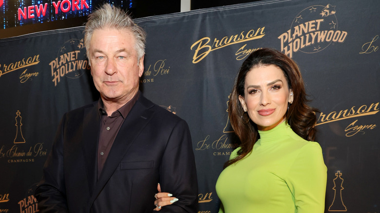 Alec and Hilaria Baldwin at Planet Hollywood