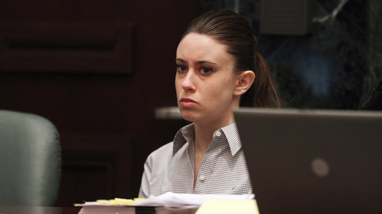 Casey Anthony sitting in court