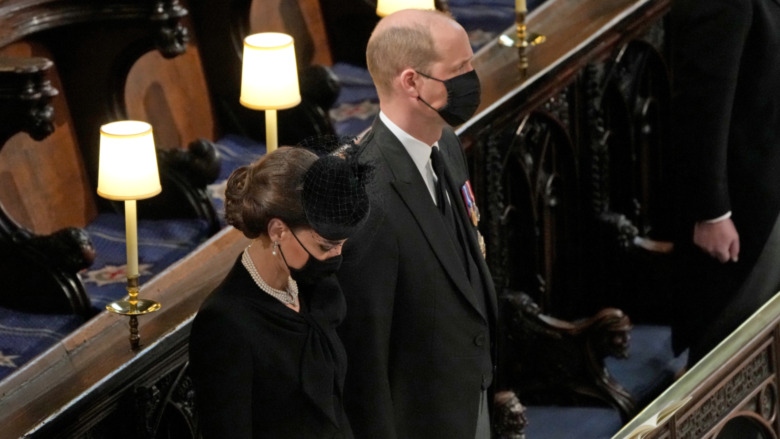 Kate Middleton black fascinator