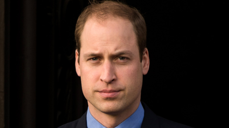 Prince William blue shirt