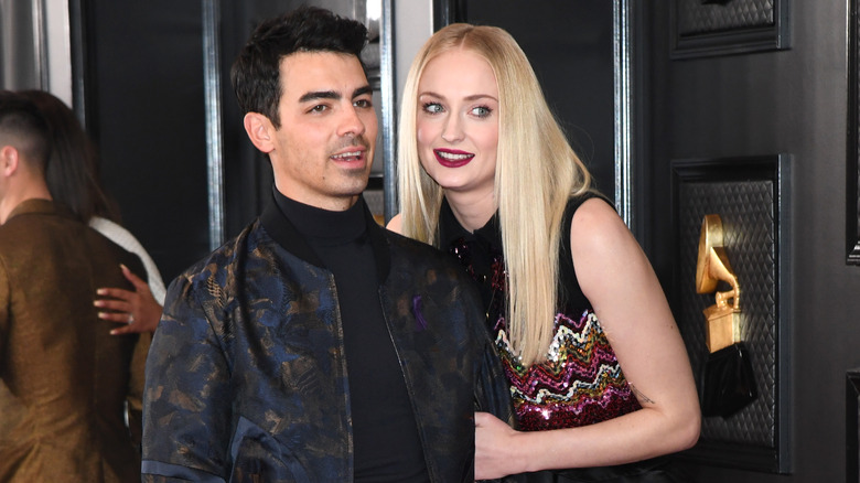 Joe Jonas and Sophie Turner smiling