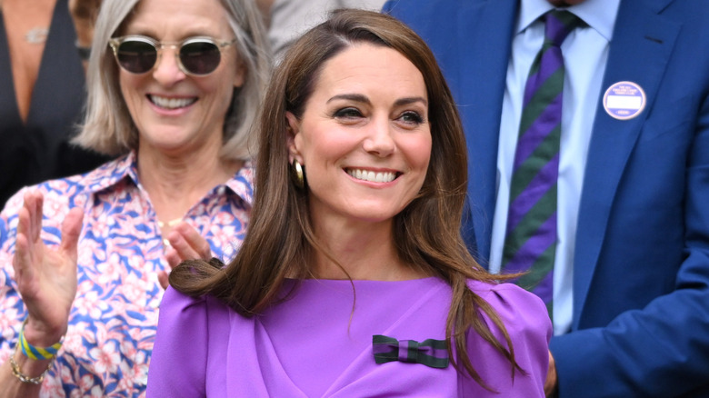 Kate Middleton smiling wimbledon 2024