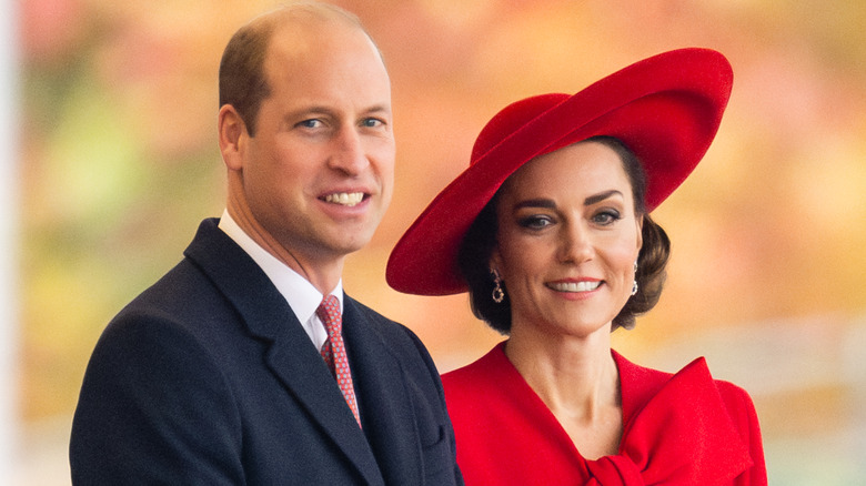 Prince William and Kate Middleton posing