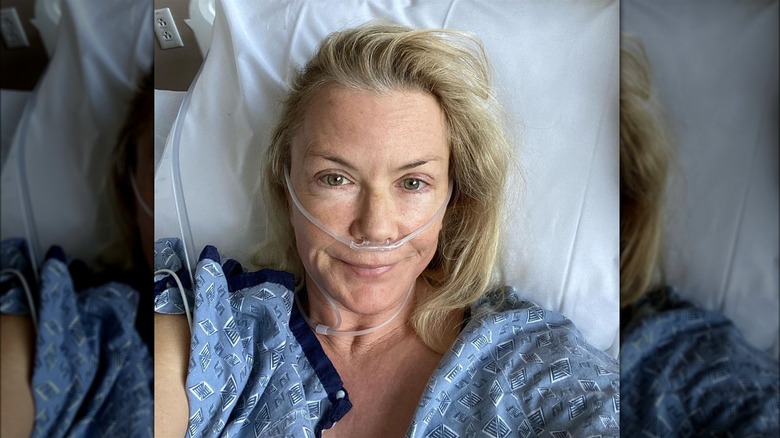 Katherine Kelly Lang at hospital