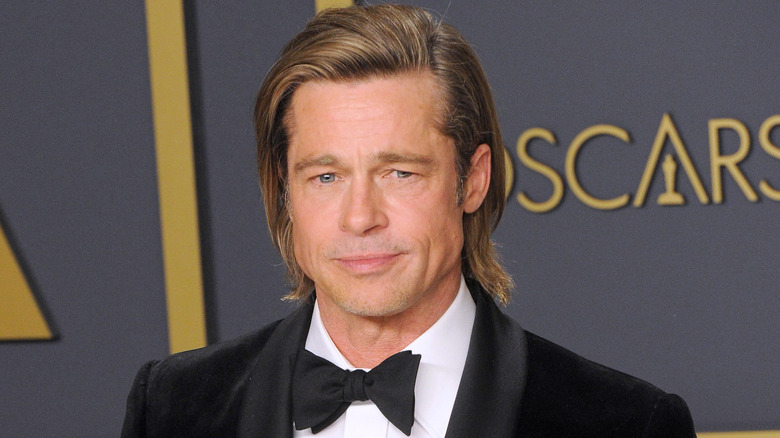 Brad Pitt Oscars red carpet