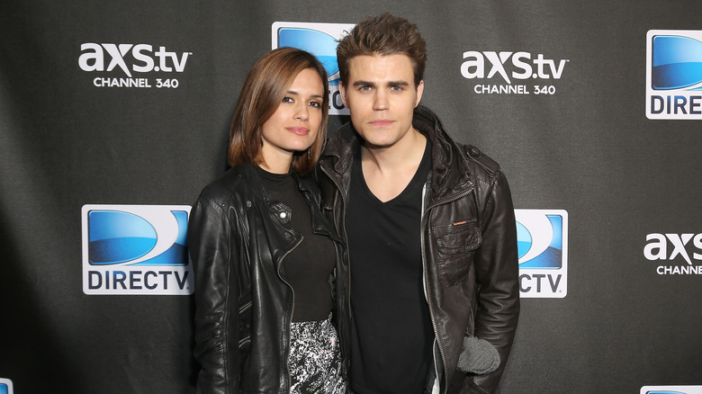 Torrey Devitto and Paul Wesley pose together