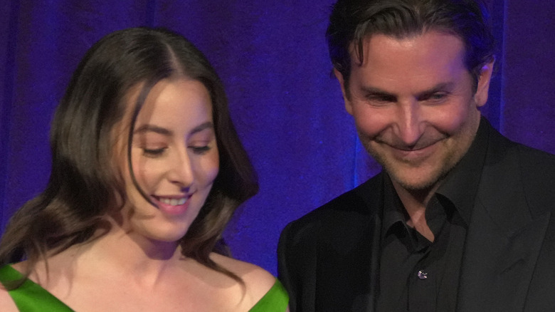 Alana Haim and Bradley Cooper at awards show