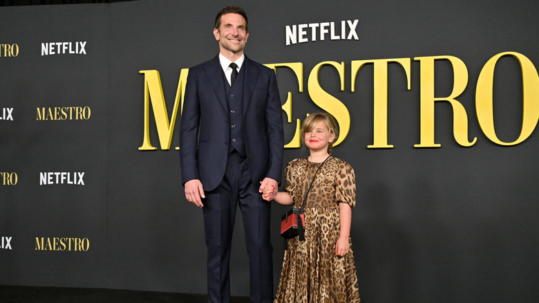 Bradley Cooper and daughter attending event