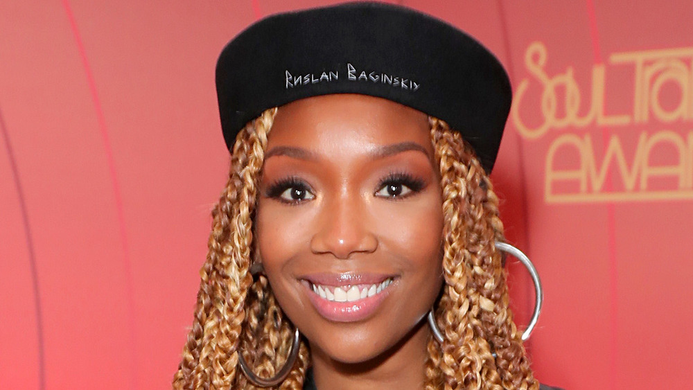 Brandy Norwood smiling