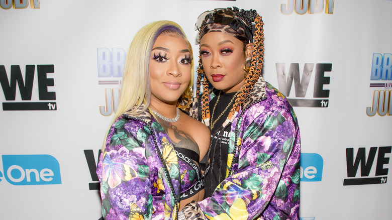 Jesseca Dupart and Da Brat attending the 'Brat Loves Judy' We TV watch part