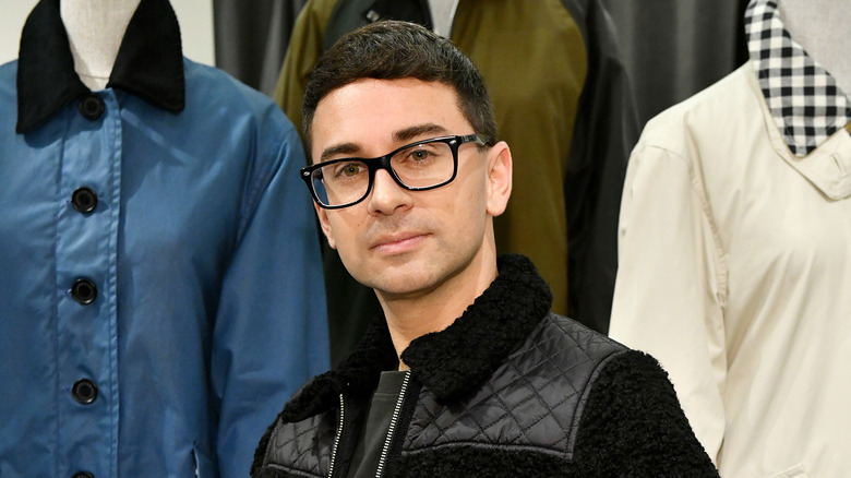 Christian Siriano posing