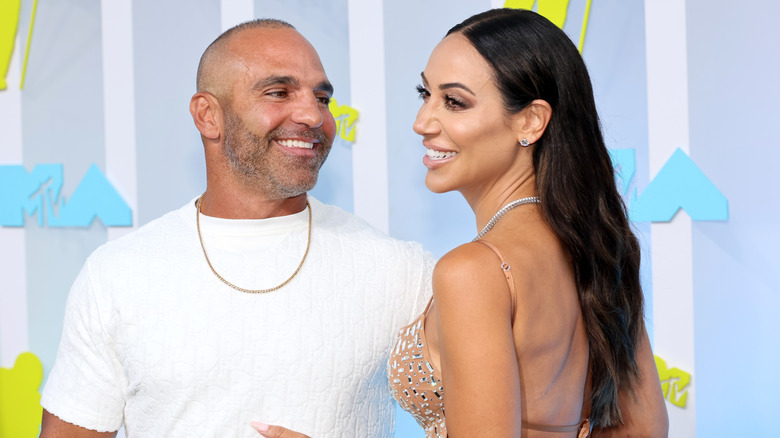 Joe Gorga and Melissa Gorga smiling