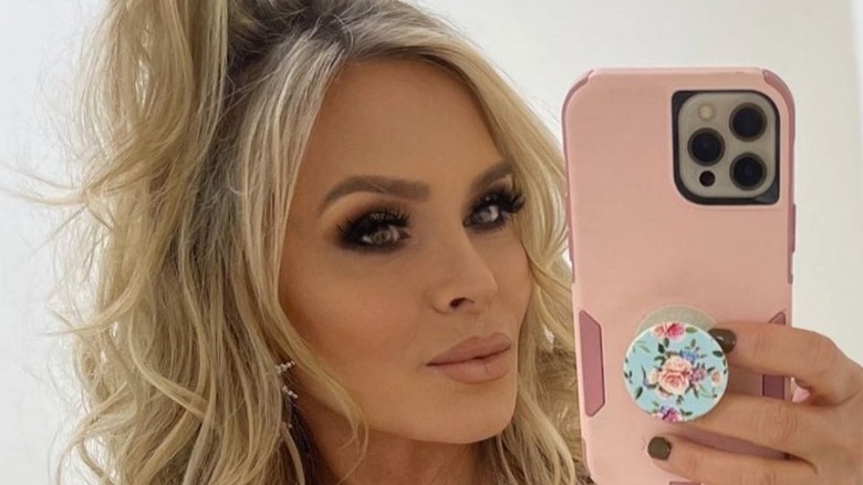 Tamra Judge pouting selfie