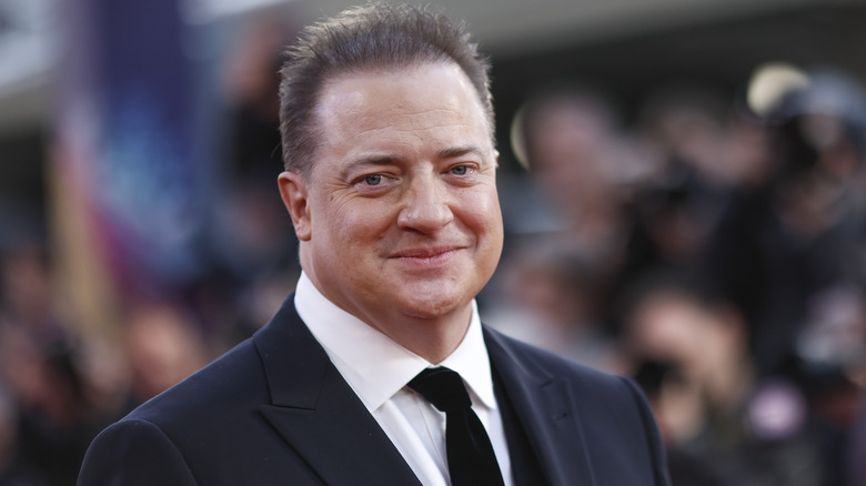 Brendan Fraser black tie