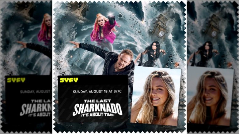 Raine Michaels Sharknado 6 Promo