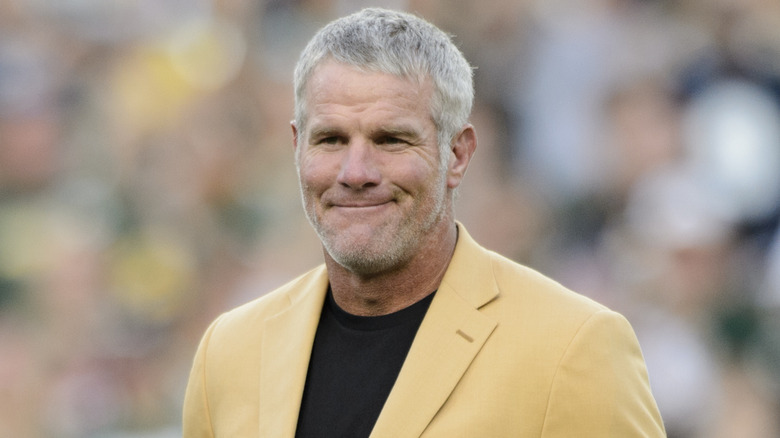 Brett Favre yellow jacket