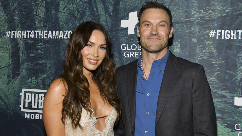 Brian Austin Green and Meghan Fox on the red carpet