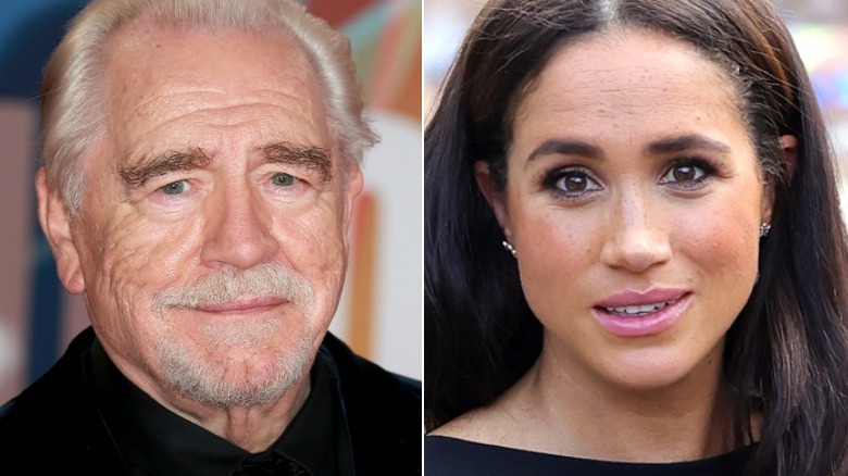 Brian Cox and Meghan Markle side by side