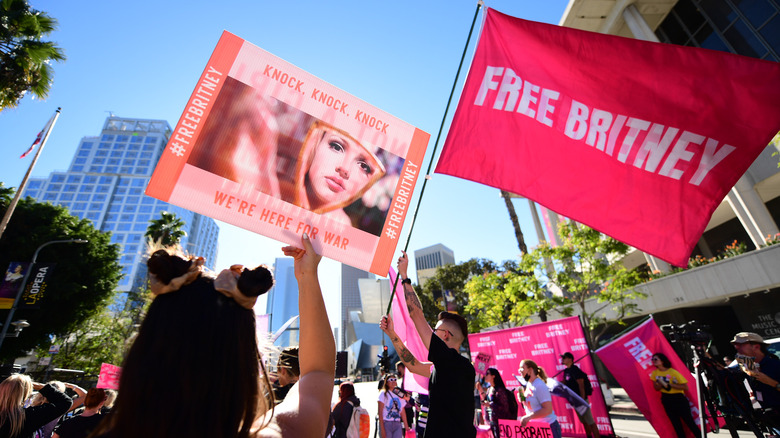 Free Britney supporters