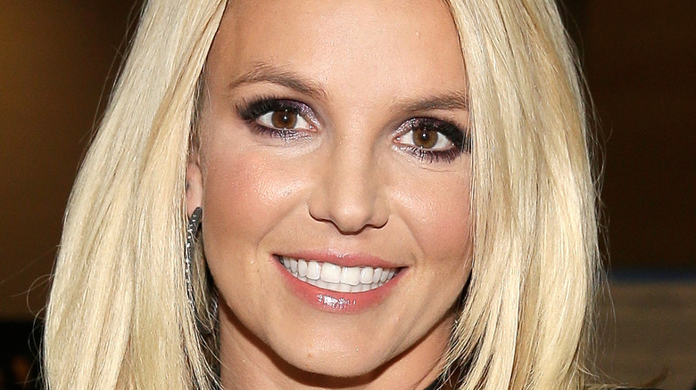 Britney Spears smiling