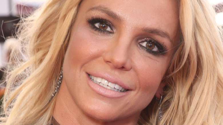 Britney Spears brown eyes