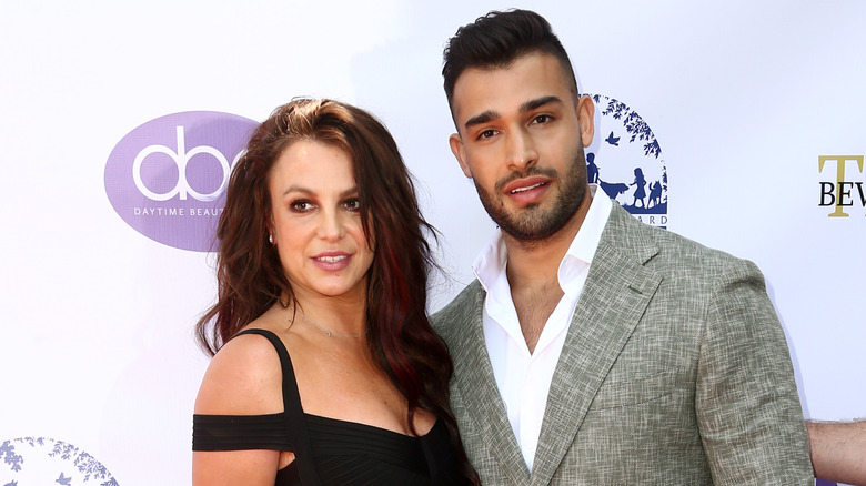 Britney Spears and then boyfriend Sam Asghari at the Daytime Beauty Awards